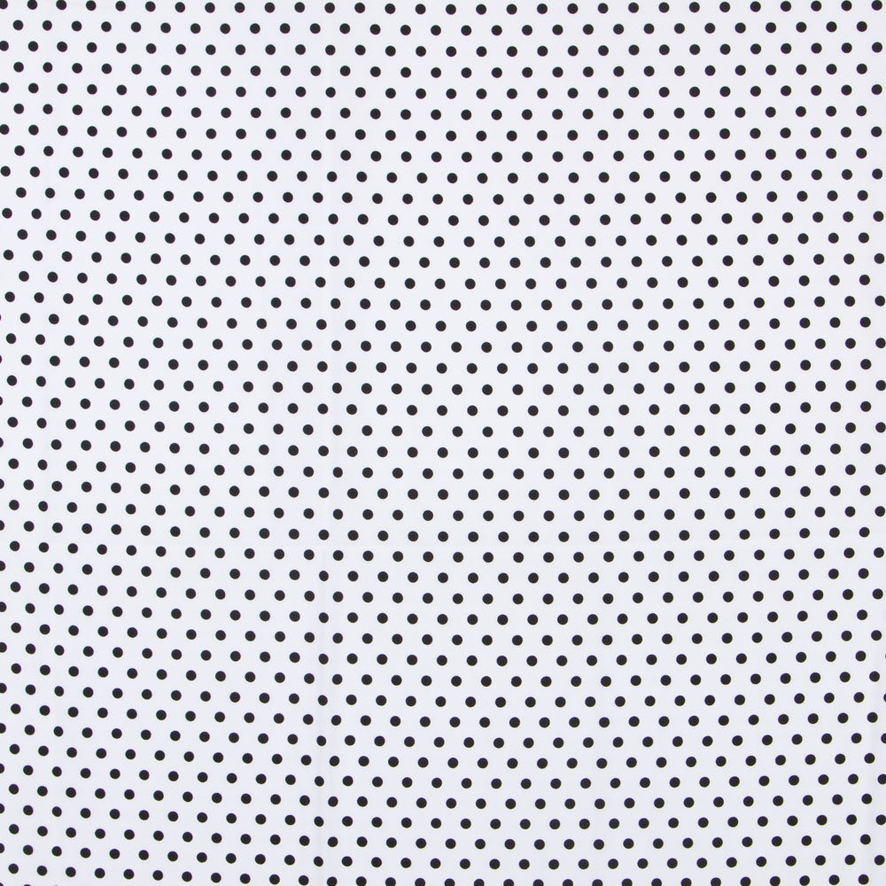 Crepe Polka Dots Schwarz Weißer Hintergrund - Ribes y Casals