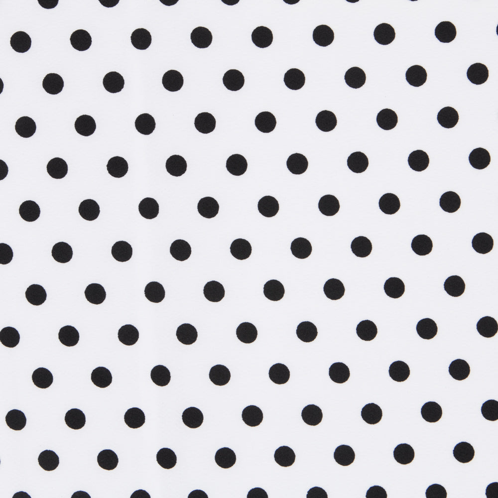 Crepe Polka Dots Schwarz Weißer Hintergrund - Ribes y Casals