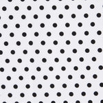 Crepe Polka Dots Schwarz Weißer Hintergrund - Ribes y Casals