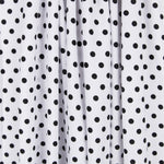 Crepe Polka Dots Schwarz Weißer Hintergrund - Ribes y Casals