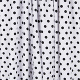 Crepe Polka Dots Schwarz Weißer Hintergrund - Ribes y Casals