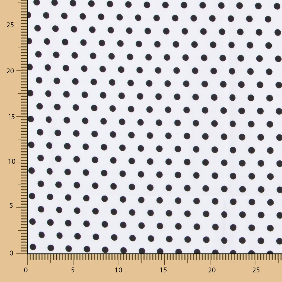 Crepe Polka Dots Schwarz Weißer Hintergrund - Ribes y Casals