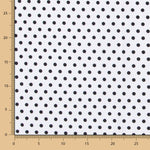 Crepe Polka Dots Schwarz Weißer Hintergrund - Ribes y Casals