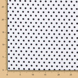 Crepe Polka Dots Schwarz Weißer Hintergrund - Ribes y Casals