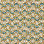 Krepp Polyester Vintage Gänseblümchen - Ribes y Casals