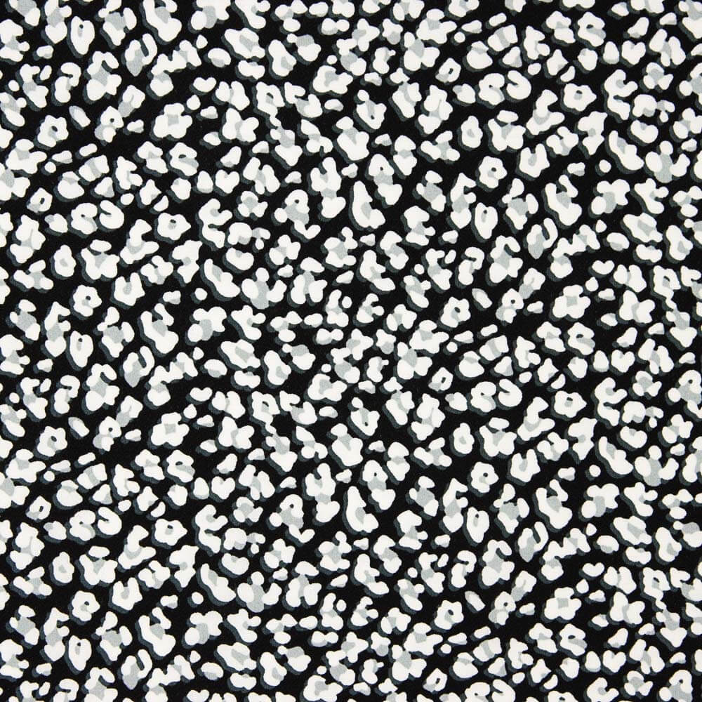 Krepp Marrokain Leopard Grau - Ribes y Casals