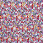 Polyester Krepp Polyester Blume Konfetti Blau - Ribes y Casals