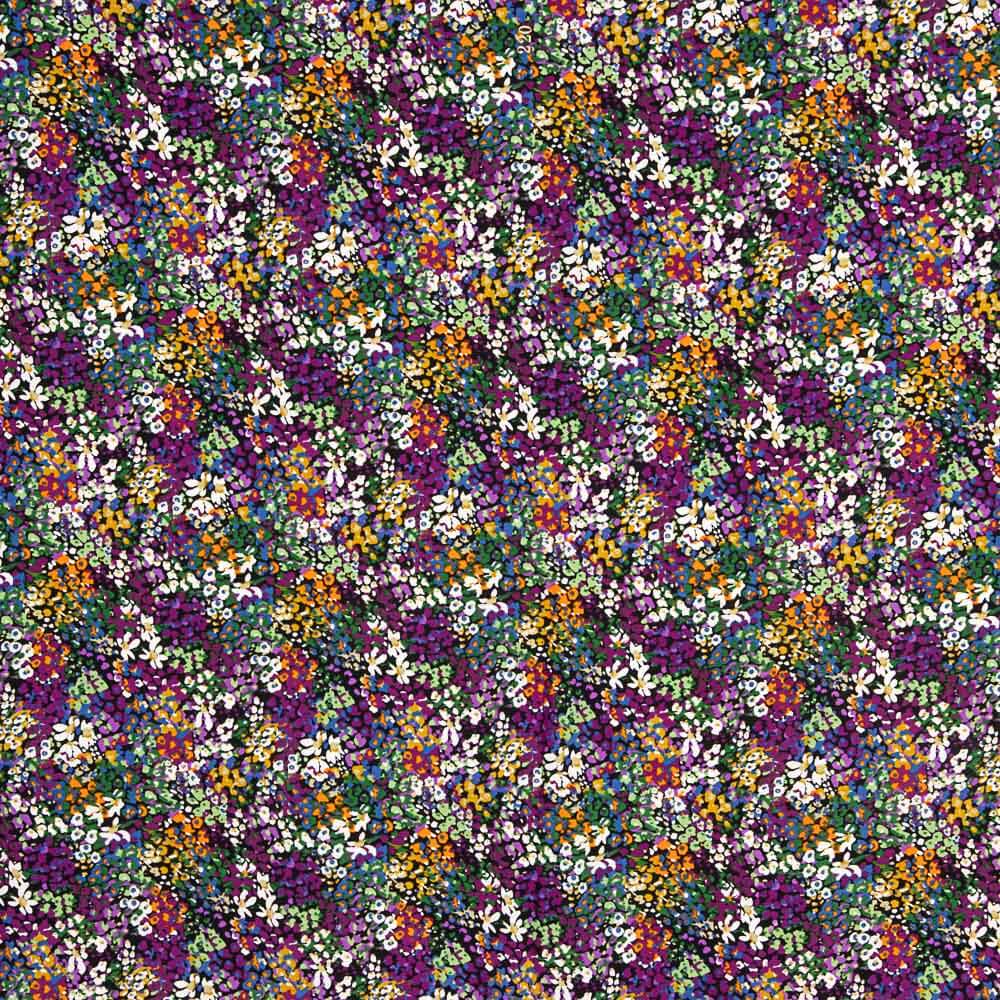 Krepp Polyester Blume Konfetti Lila - Ribes y Casals