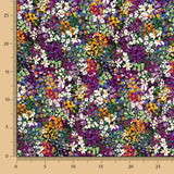 Krepp Polyester Blume Konfetti Lila - Ribes y Casals