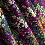 Krepp Polyester Blume Konfetti Lila - Ribes y Casals