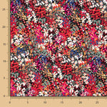 Polyester Krepp Polyester Blume Konfetti Rot - Ribes y Casals