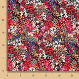 Polyester Krepp Polyester Blume Konfetti Rot - Ribes y Casals