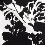Krepp Polyester Blumenmuster Weiß - Ribes y Casals