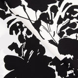 Krepp Polyester Blumenmuster Weiß - Ribes y Casals