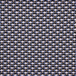 Krepp Polyester Geo Blau Denim - Ribes y Casals