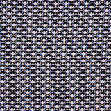 Krepp Polyester Geo Blau Denim - Ribes y Casals
