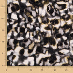 Polyester Krepp Leopard Grau - Ribes y Casals