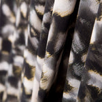 Polyester Krepp Leopard Grau - Ribes y Casals