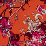 Dragon Orange Viskose-Krepp - Ribes y Casals