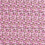Krepp Viskose Rosa Blumen - Ribes y Casals