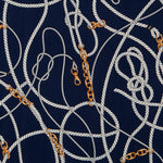Crêpe Viskose Hermés Blau - Ribes y Casals