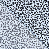 Krepp Viskose Leopard Blau - Ribes y Casals