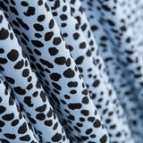 Krepp Viskose Leopard Blau - Ribes y Casals