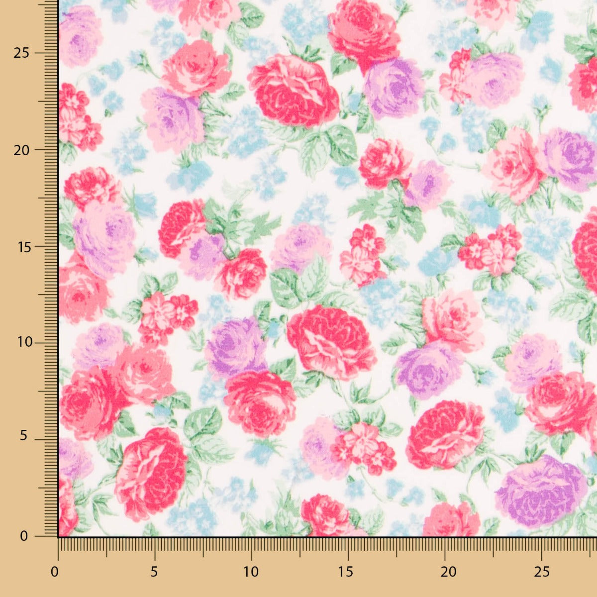 Krepp Viskose Rosen Vintage - Ribes y Casals