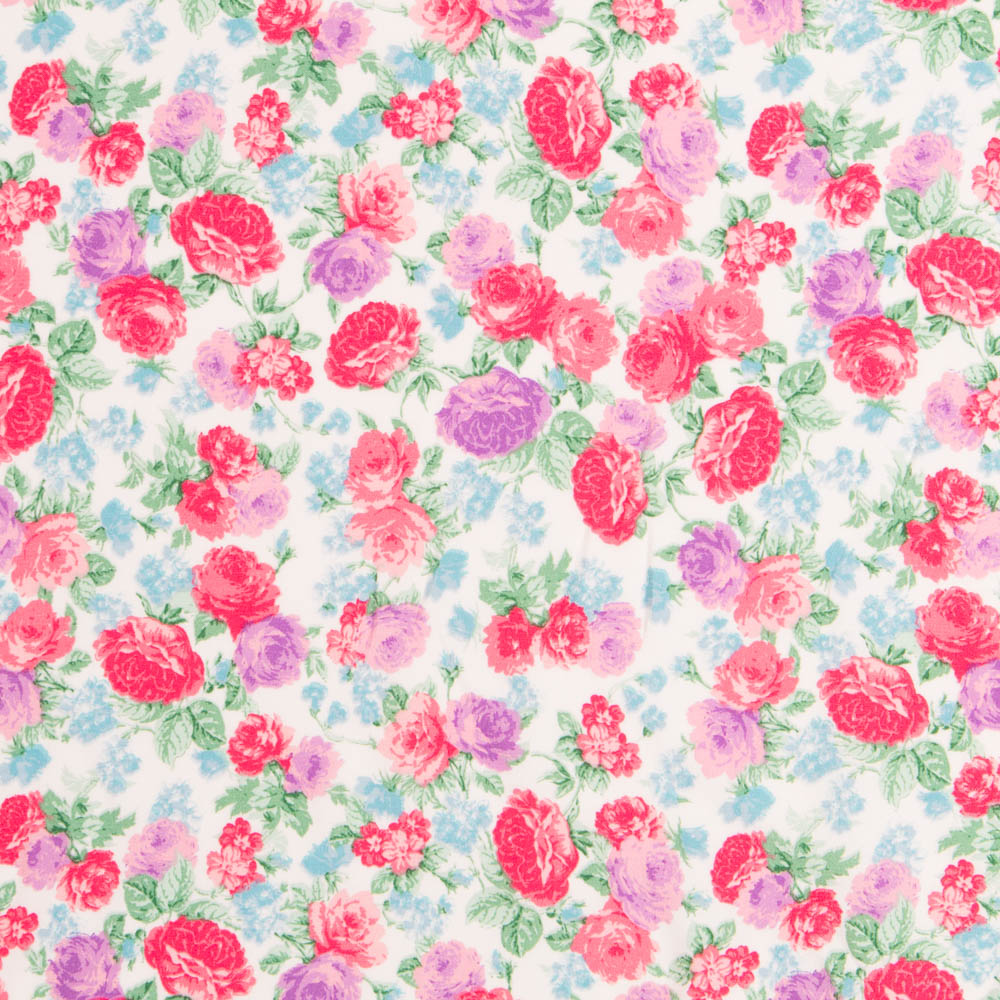 Krepp Viskose Rosen Vintage - Ribes y Casals