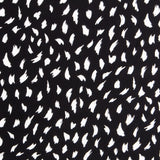 Krepp Viskose Trazosa Maxi Traces Schwarz - Ribes y Casals