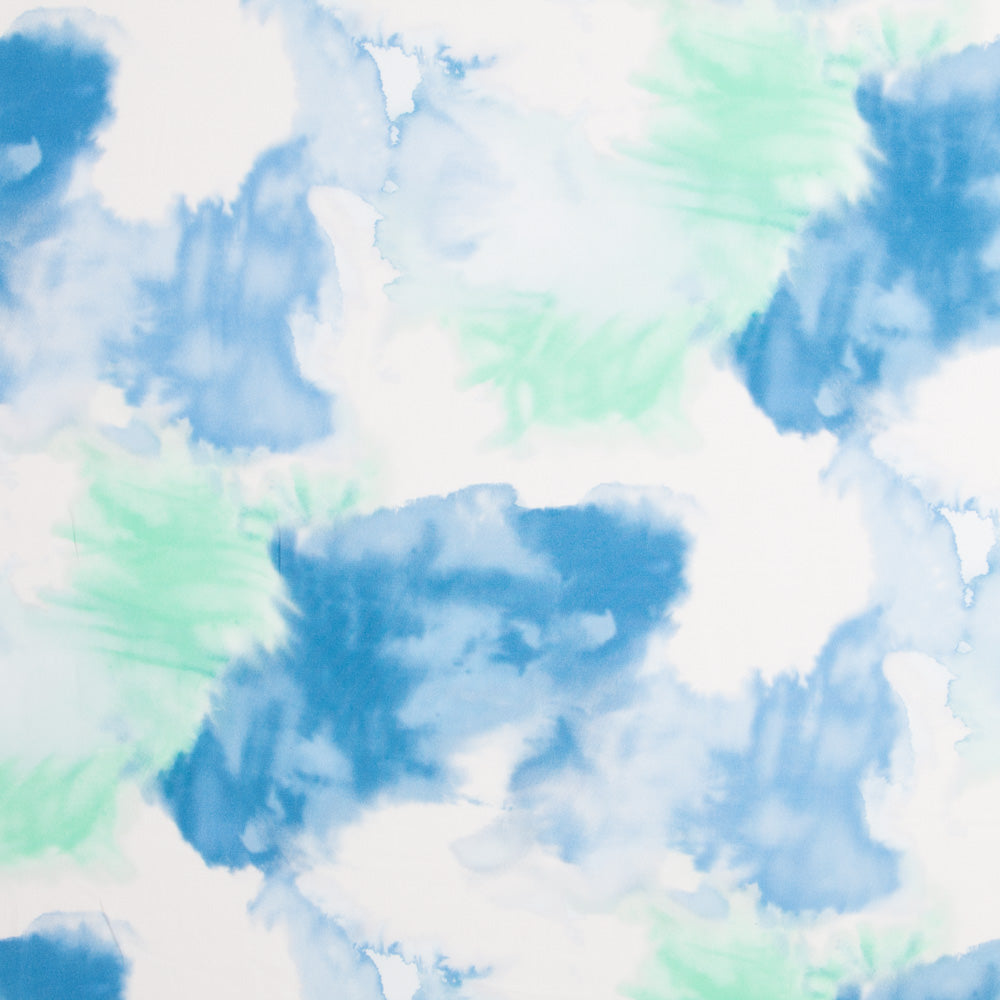 Krepp Viskose Tye Die Blau - Ribes y Casals