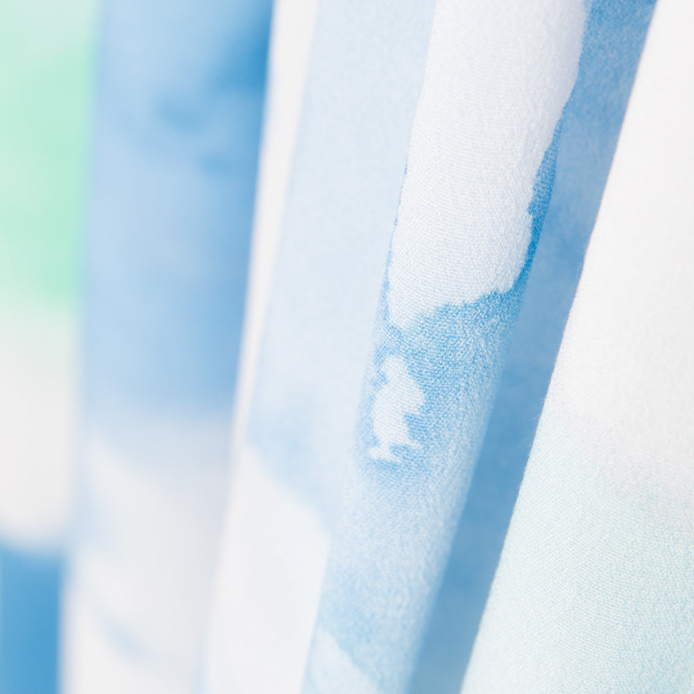 Krepp Viskose Tye Die Blau - Ribes y Casals
