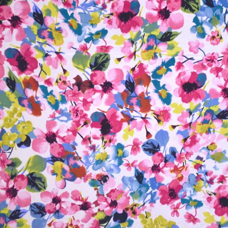 Knusprige Milano Fleurs Multicolore Blanc - Ribes y Casals
