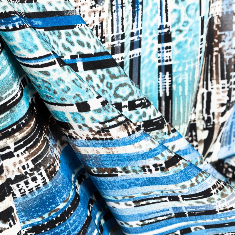Knuspriger Milano Leopard Hintergrund Blau - Ribes y Casals