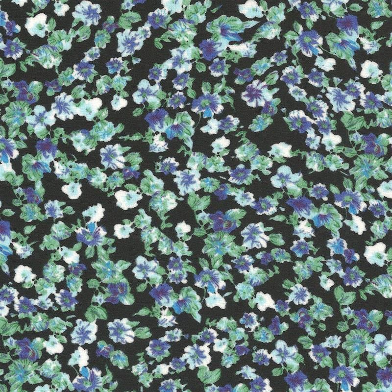 Knuspriger Milano Liberty Bleu Fond Noir - Ribes y Casals