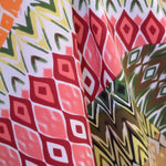 Knuspriges Milano Patchwork Ethnique Rouge - Ribes y Casals