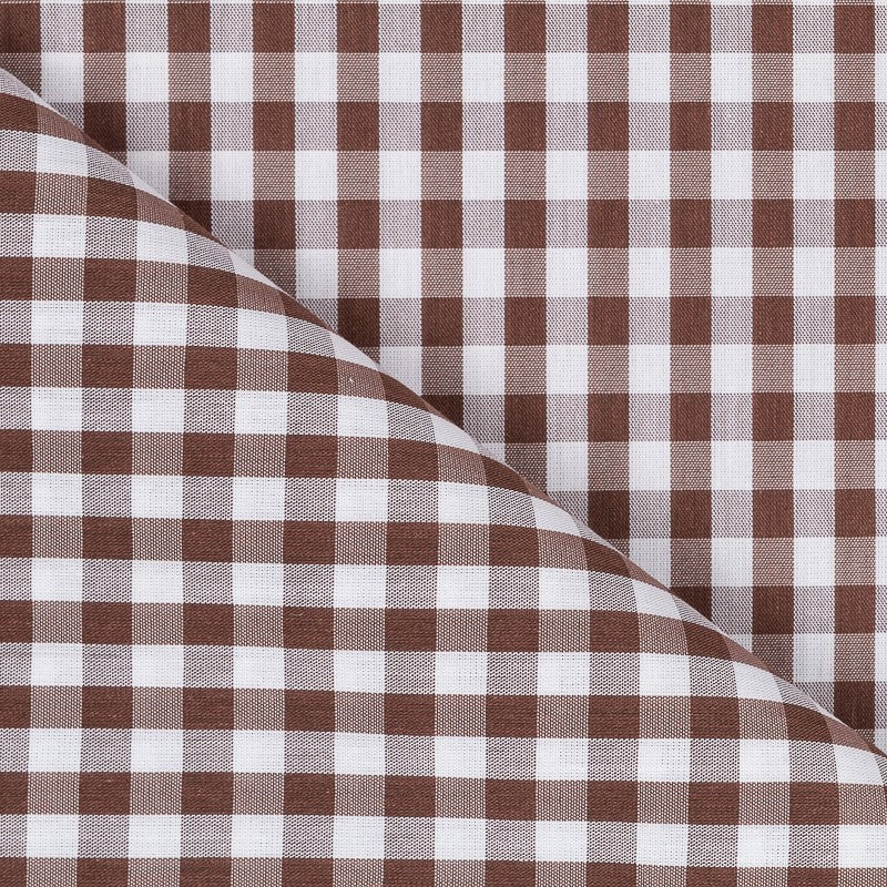 Vichy Braun Quadratisch 8mm - Ribes y Casals