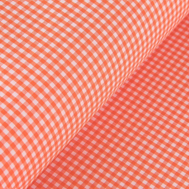Vichy Orange Quadratisch 2mm - Ribes y Casals