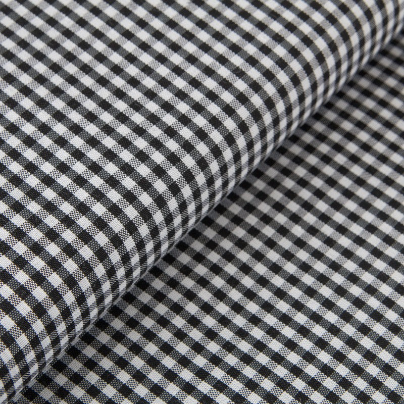 Abgeschnittenes Schwarz Vichy Mini 65 x 160 cm - Ribes y Casals