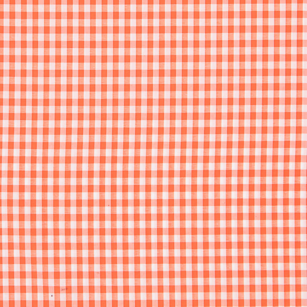 Vichy Orange 1cm. - Ribes y Casals