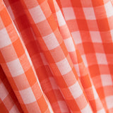 Vichy Orange 1cm. - Ribes y Casals