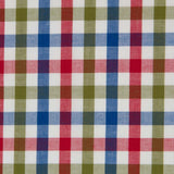 Blau Grün Madras Quadrate - Ribes y Casals