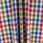 Blau Grün Madras Quadrate - Ribes y Casals