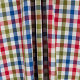 Blau Grün Madras Quadrate - Ribes y Casals