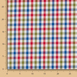 Blau Grün Madras Quadrate - Ribes y Casals