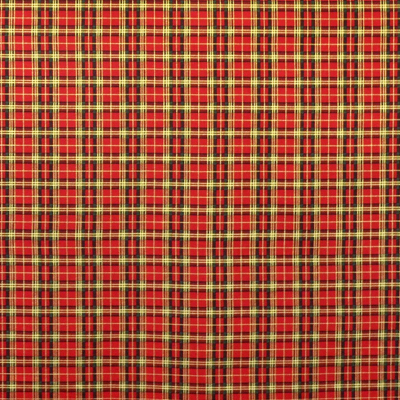 Baumwolle Weihnachten Plaid Weihnachtsgeschenk Rot - Ribes y Casals