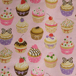 Baumwolle Cupcakes Rosa Hintergrund - Ribes y Casals