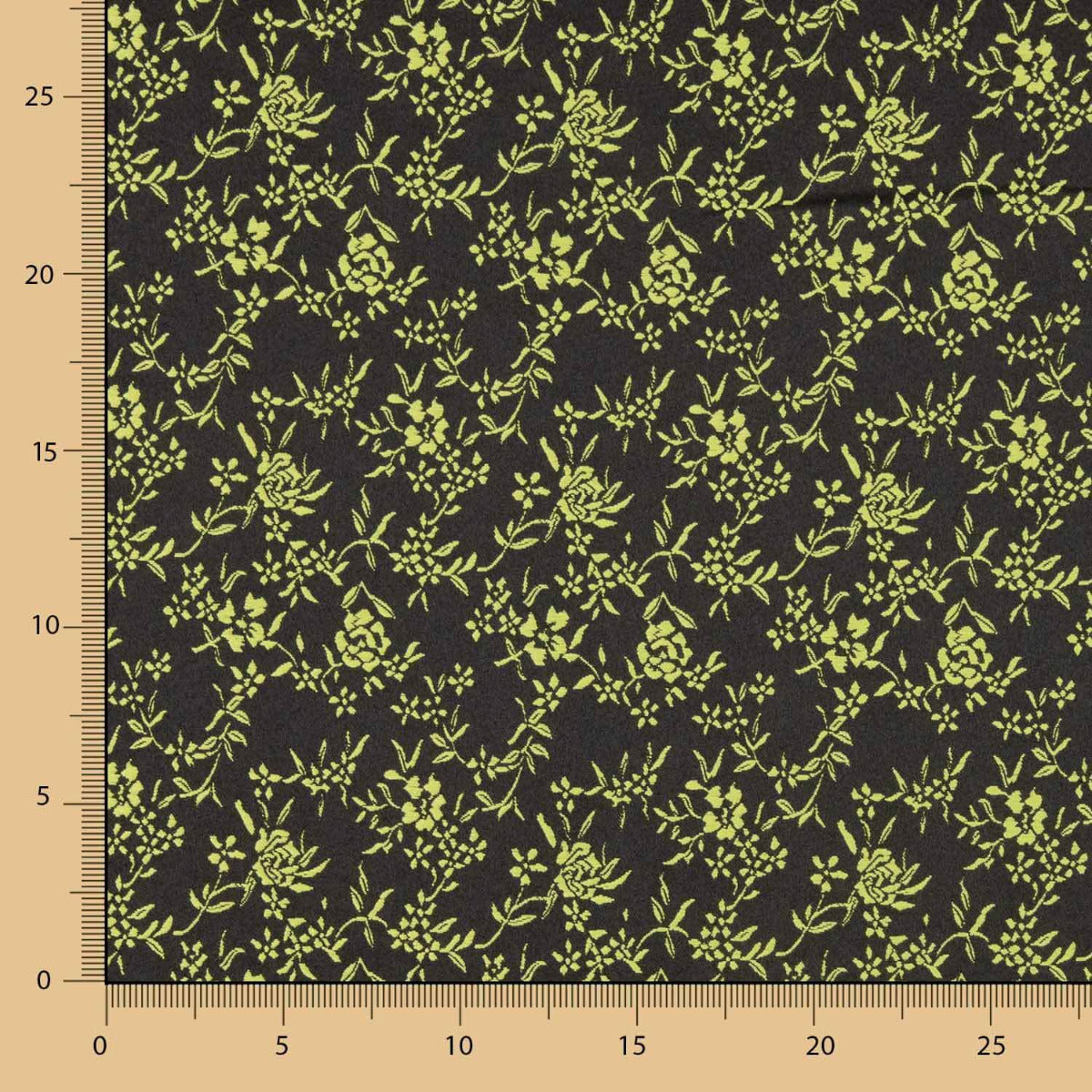 Damast Mini Blume Grün - Ribes y Casals