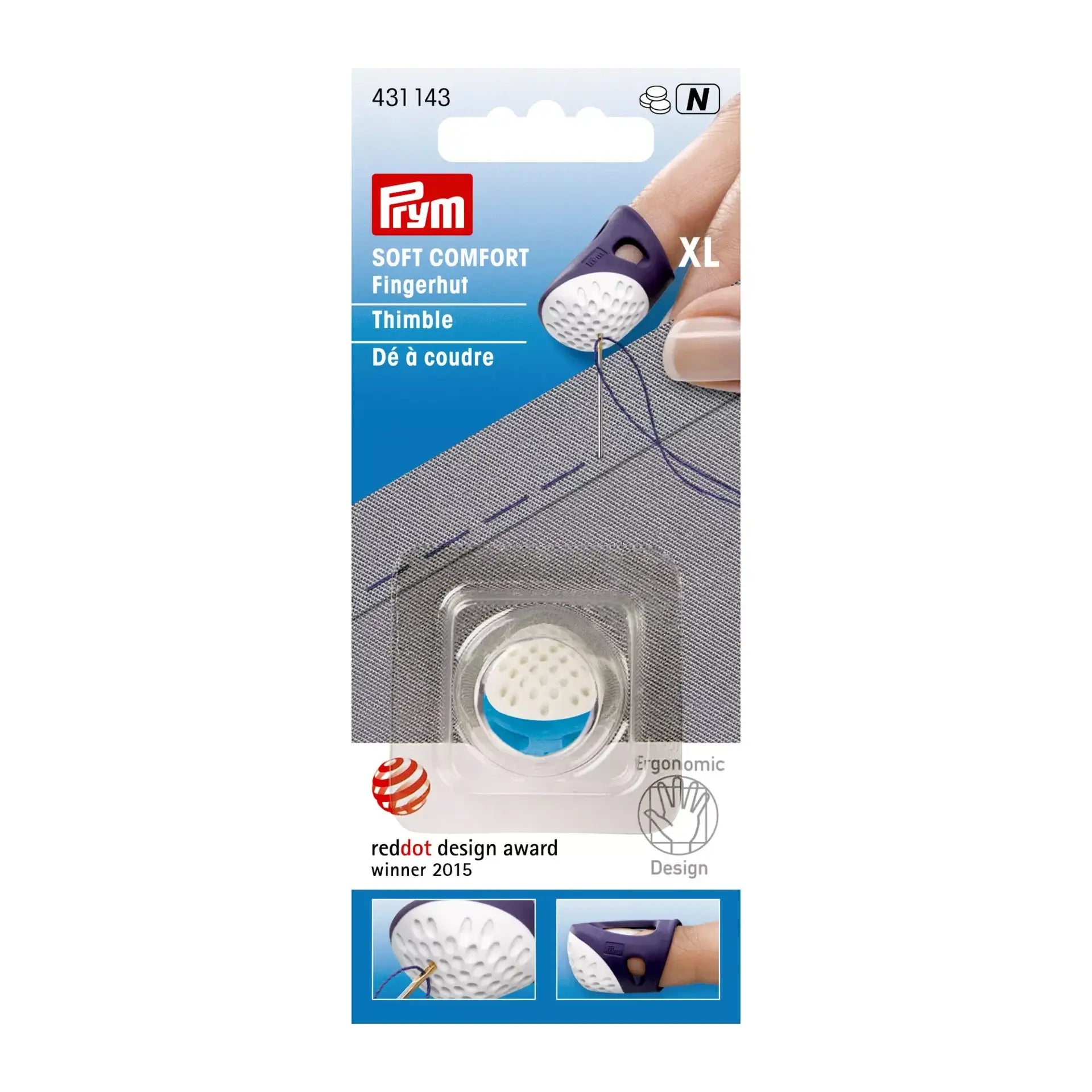 Fingerhut Größe "XL" Prym - Ribes y Casals