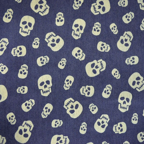 Totenkopfdruck Denim - Ribes y Casals